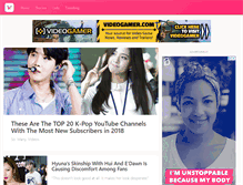 Tablet Screenshot of koreaboo.com